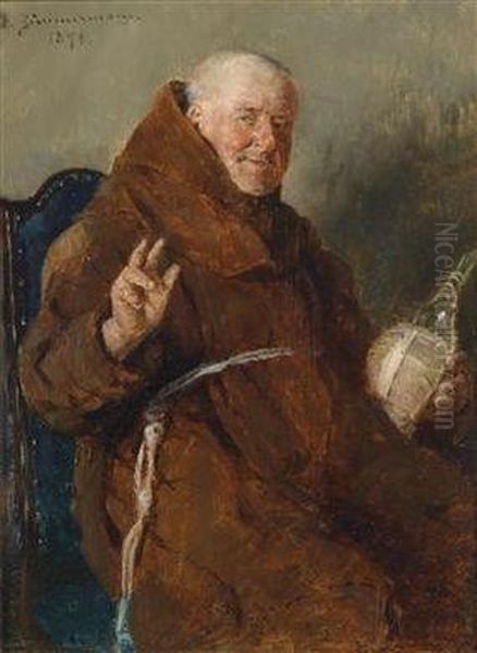A Cheerful Monk - view 1