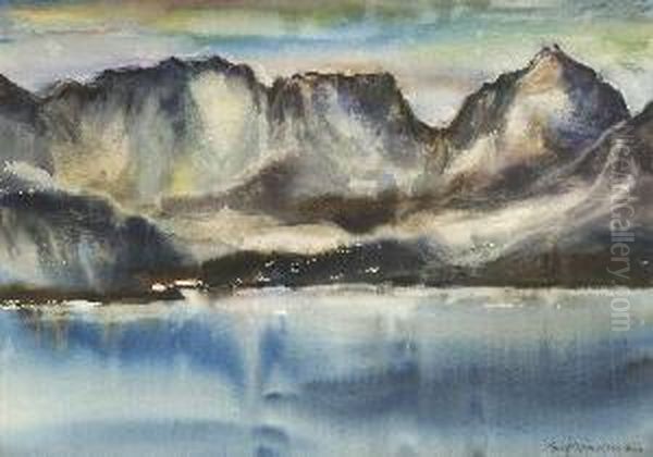 Gebirgssee. - view 1