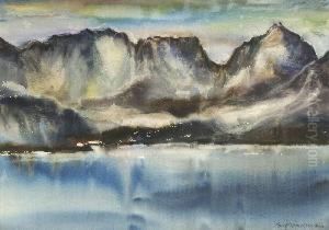 Gebirgssee. by Ernst Reinhard Zimmermann