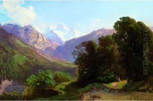Vue De La Jungfrau by Friedrich Zimmermann