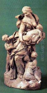 Charity with four children