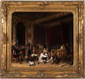 Besetzung Eines Schlosses Durch Franzosische Soldaten by Reinhard Sebastian Zimmermann