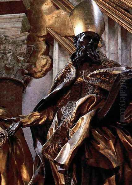 Statue of Saint Augustine - view 1