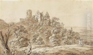 The Ruins Of Oybin by Adrian Zingg