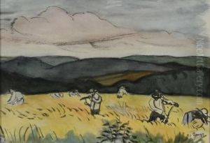 La Moisson by Jules Emile Zingg