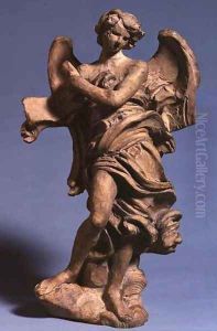 Standing Angel with Scroll