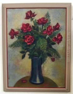 Roses- Floral Still Life by Josef Zink