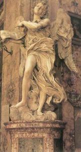 Angel with the Superscription by Gian Lorenzo Bernini