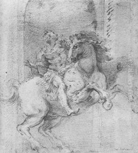 Study for the "Equestrian Monument of Constantine the Great" by Gian Lorenzo Bernini