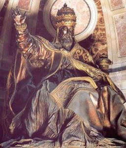 Tomb of Pope Urban VIII [detail] by Gian Lorenzo Bernini