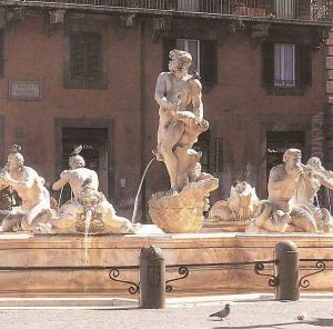 Fountain of the Moor by Gian Lorenzo Bernini