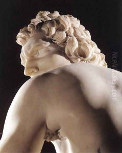 David [detail: 1] by Gian Lorenzo Bernini