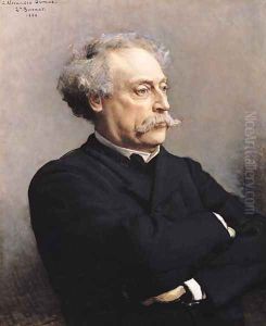 Alexandre Dumas Fils (2) by Leon Bonnat
