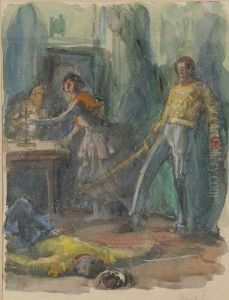 Un Homme A Terre by Henri Achille Zo