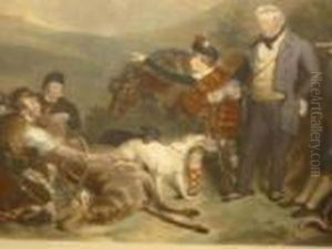 The Death Of A Stag In Glen Tilt