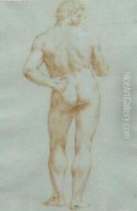 Male Nude From Behind by Giacomo Zoboli