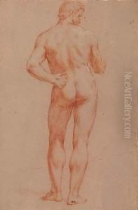 Standing Male Nude<</b> by Giacomo Zoboli