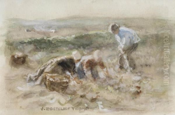 Figures In The Dunes - view 1