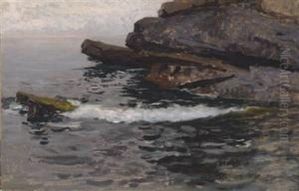 Rocky Coast At Capo Lungo - view 1