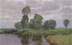 Landscape With Stream by Alfred Zoff