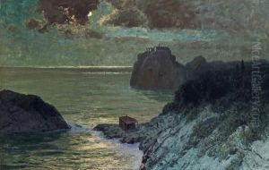 Mondnacht Bei Boccadasse (bei Genua) by Alfred Zoff