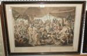 Colonel Mordaunt's Cock Match by Johann Zoffany