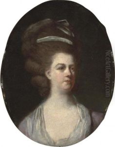 Portrait Of A Lady, Said To Be Mrs. Livins, Wife Of Peter Lewis Livins Of Lisbon, Bust-length Portrait Of A Lady, Said To Be Mrs. Livins, Wife Of Peter Lewis Livins Of Lisbon, Bust-length