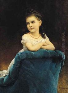 Portrait of Mademoiselle Franchetti 1877 by Leon Bonnat