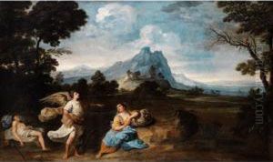 Hagar Und Ismael In Der W by Giuseppe Zola