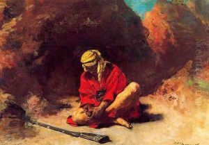 Arab removing a Thorn from his foot by Leon Bonnat