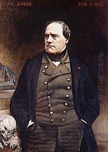 Portrait of sculptor Barye by Leon Bonnat