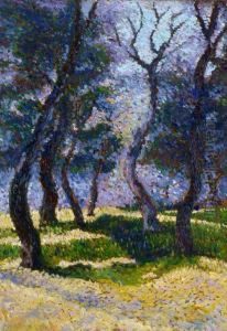 Les Grands Arbres by Lajos Zombory