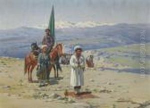 Imam Shamil In The Caucasus by Richard Karlovich Zommer