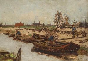 Hofvijver In The Hague by Jacques Abraham Zon