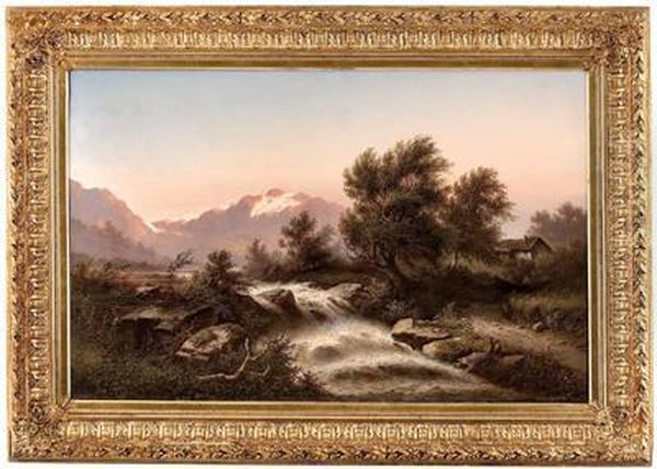 Alpine Flusslandschaft - view 1