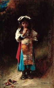 La cruche cassee by Leon Bonnat