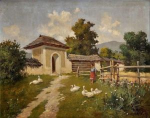 Husiarka Pri Brane by Gyula, Julius Zorkoczy