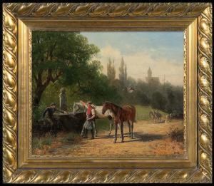 Watering Horses by Gustav Zorn