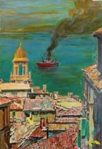 Il Campanile Della Pescheria A Trieste, 1971