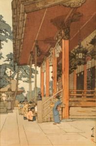 Personnages A L'entree Du Temple by Zotaku