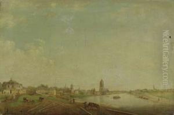 Blick Auf Frankfurt Von Der Abendseite - view 1