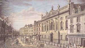 Ironmongers Hall and Fenchurch Street c.1750 by Thomas Bowles