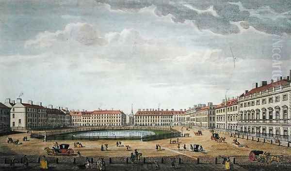 A View of St. James's Square, London, 1753 - view 1
