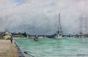 Paris, Pecheur Sur La Seine