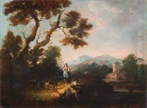 Paesaggio Con Pastori by Francesco Zuccarelli