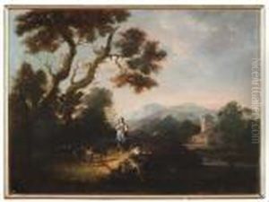 Paesaggio Con Pastori by Francesco Zuccarelli