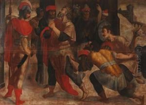 La Preghiera Del Re by Taddeo Zuccari