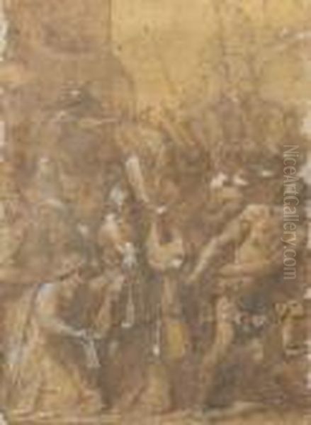 Szene Aus Der Passion Christi. Christus Und Veronika. - view 1