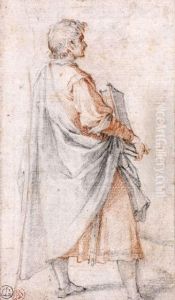 Etude De Personnage Drape by Federico Zuccaro