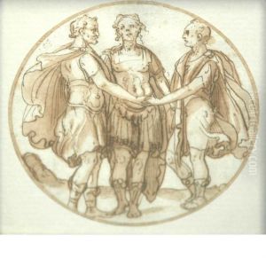 Three Men In Armour